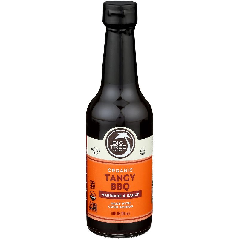 Big Tree Farms Organic Tangy BBQ Marinade & Sauce - Case of 6 - 10 fl oz, 1 of 2