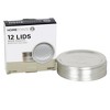 HomePointe Canning Lids, Wide Mouth Mason Jar Lids, Fits Wide Mouth Glass Jars, Food Preservation for Canning Pickling and Storage, 6 Packs of 12 - 4 of 4