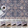 Maxax Machine Printed Vintage Area Rug For Living Room, Hallway Runner, Entryway Rug - 4 of 4