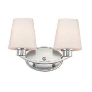 Maxim Lighting Shelter 2 - Light Vanity in  Satin Nickel - 1 of 3