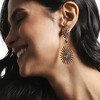 SOHI Women's Maxi Crystal Drop Earrings - 4 of 4