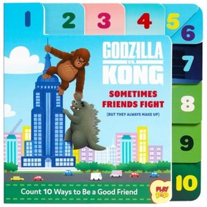 Godzilla vs. Kong: Sometimes Friends Fight - (Playpop) (Board Book) - 1 of 1