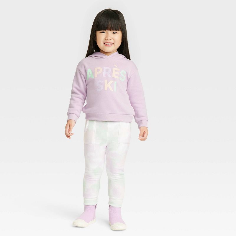 Grayson Mini Toddler Girls' Hoodie Sweatshirt - Purple, 3 of 8