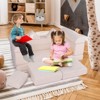 Infans Kids Modular Play Couch Play Set w/ Suede Fabric Cover High-Density Foam - 3 of 4