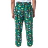 National Lampoon's Christmas Vacation Men's Allover Print Pajama Pants Green - 4 of 4
