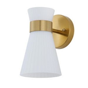 Dewdrop Mid Century Modern Wall Lights Flared Lampshade Design Clean Line Silhouette 1 Light ETL Certified For Foyer Corridor Bedside - 1 of 4