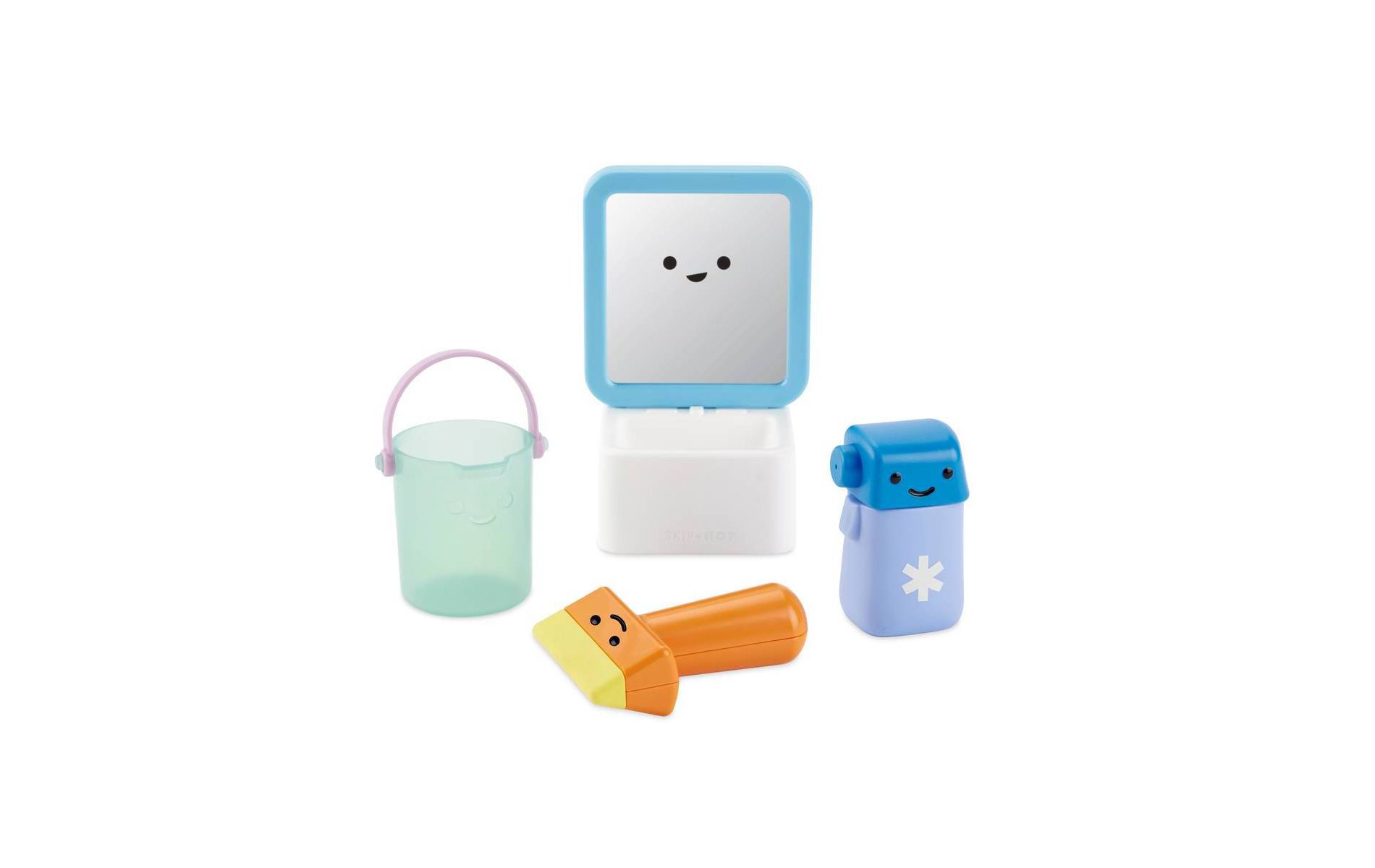 Skip Hop Mirror and Fun Bath Toys - 4pc