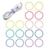 Wrap-It Silicone Bands 16pk Bright Pastel - 3 of 4