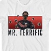 Superman Movie 2025 Mr. Terrific Upper Body Shot Name Text Boys White Crew Neck Short Sleeve Tee - 2 of 4