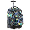 JWorld Sunrise Kids' 18" Rolling Backpack - Cubes - 2 of 4