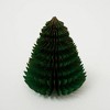 SEVOBAL Tree Ornaments Handmade Vividly Green Paper Tree, Sustainable Festive Decor for Christmas and Holiday Displays, Green, 6.8"*6.8"*8" - 2 of 4