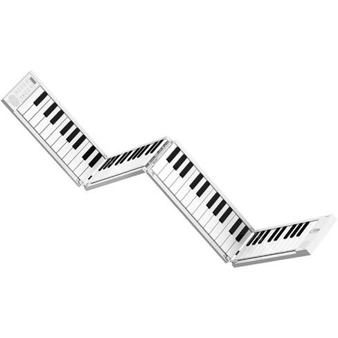 Hamzer 61-key Electronic Keyboard Portable Digital Music Piano With Lighted  Keys, Microphone, And Keynote Stickers : Target