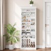 10-Tier Tall Shoe Cabinet with Boots Racks and 27 Cubbies, Freestanding Entryway Shoe Organizer for Entryway, Living Room - 3 of 4