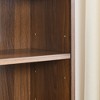 LIVAREEmlen 8-Tier Media Tower Rack,CD DVD Slim Storage Cabinet with Adjustable Shelves,Tall Narrow Bookcase Display Bookshelf for Home Office - 3 of 4