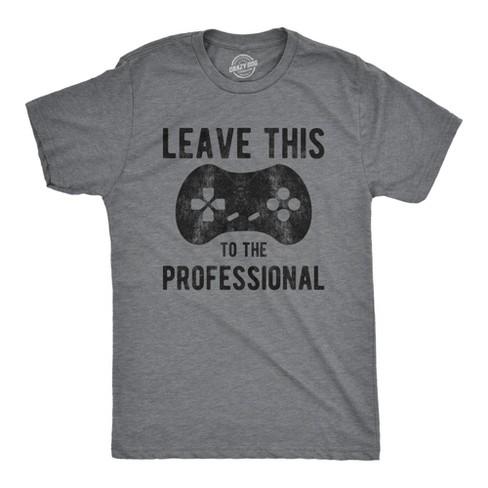 Womens Leave This To The Professional Panties Gamer Bikini Brief Funny Gaming Controller Graphic Crazy Dog Hipster Underwear Blue M