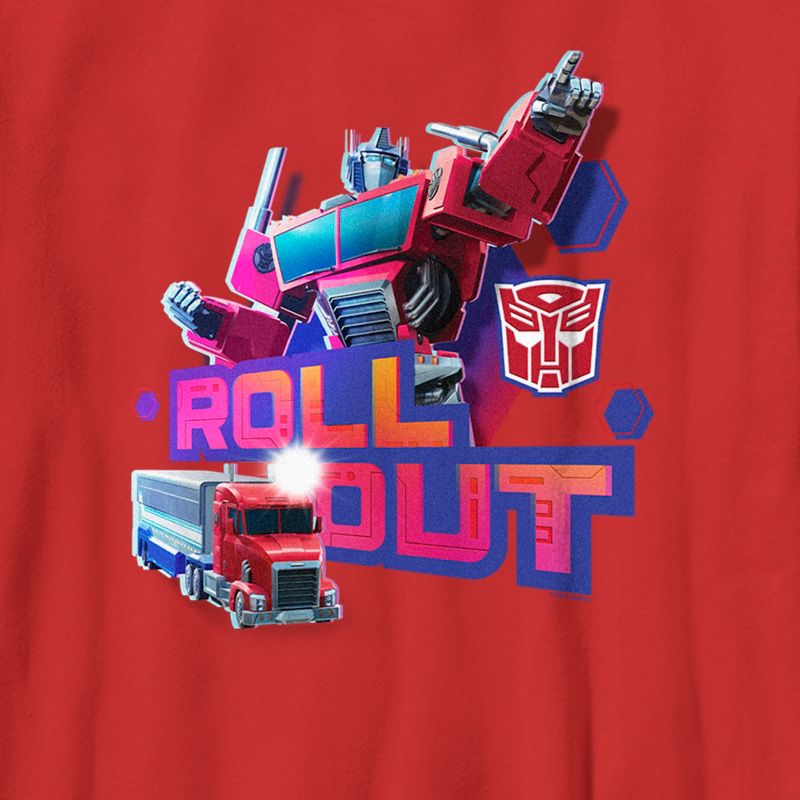 Boy's Transformers: EarthSpark Optimus Prime Roll Out T-Shirt, 2 of 5