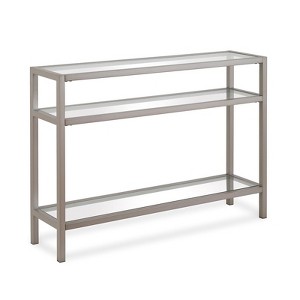 Three Tier Console Table in Gray - Henn&Hart - 1 of 4