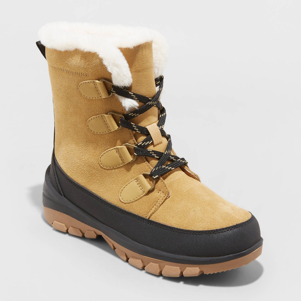 Women's Corie Winter Boots - Universal Thread Tan 7