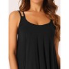 cheibear Women's U-neck double Straps Cami Tank Shorts 2 Piece Pajama Set - 4 of 4