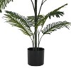 KWPZQEB Artificial Palm Tree, Faux Plants Indoor with Planter, Tall Fake Palm Tree Decor with Black Plastic, Decor Simulation for Home, Living Room - 3 of 4