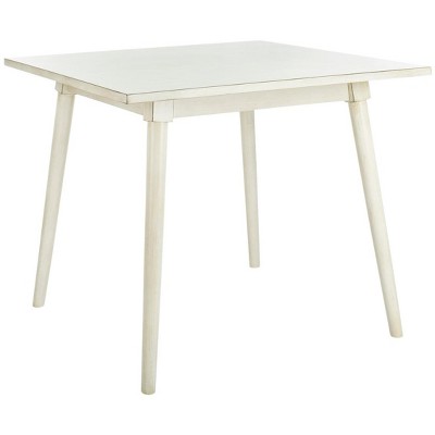 Simone Transitional Square Off-White Wood Dining Table