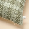 18"x18" Tonal Plaid Square Throw Pillow - Hearth & Hand™ with Magnolia - 4 of 4
