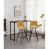 Anybear Fabric Kitchen 28.25" Counter Height Stools, Set of 2 - 4 of 4