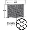 Prime-Line 24 in. L Bronze Aluminum Screen Door Grille 1 pc - 2 of 2