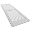 Plastic Development Group 14 x 63 Inch Exterior Vinyl Louvered Shutters, White - 3 of 4