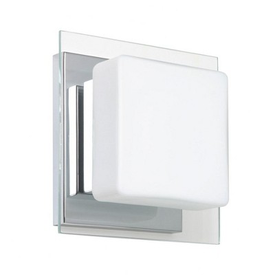 Besa Lighting Alex 1 - Light Vanity in  Chrome