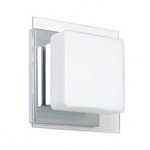 Besa Lighting Alex 1 - Light Vanity in  Chrome - 1 of 1