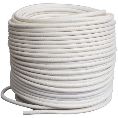 Pepperell Braiding Coiling Cord, 1/4 Inch x 180 Foot Roll, White