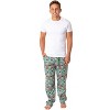 A Christmas Story Mens' Chibi Ralphie Oh Fudge! Leg Lamp Sleep Pajama Pants Green - 2 of 4