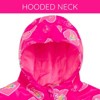 Barbie Zip Up Waterproof Hooded Rain Jacket Coat - 3 of 4