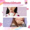SAVILAND Kids Press On Nails for Girls 8-12 Years, 168PCS Colorful Short Square Fake Nails with Strong Adhesion - Christmas Gift Set. - 3 of 4