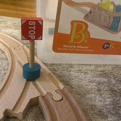 B. Toys Wooden Train Set - Wood & Wheels : Target