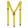 CTM Men's Solid Fashion Color Bow Tie and Suspender Set - 3 of 4