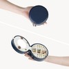 Unique Bargains Portable PU Leather Mini Round Travel Jewelry Box with Mirror - image 4 of 4