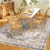 HOMCOM Area Rug, Boho Machine Washable Rug, Non-Slip Low Pile Carpet for Living Room, Bedroom, Dining Room, Home Office - 4 of 4