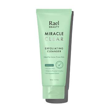 Rael Beauty Miracle Clear Succinic Acid Gentle Exfoliating Cleanser for Acne - Unscented - 5 fl oz