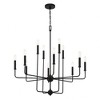 Savoy House Avondale 12 - Light Chandelier in  Matte Black - 2 of 3