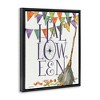 Stupell Industries Spellbound Halloween Broom Floating Frame Canvas Art - 2 of 4