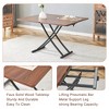 Lift Coffee Table Center Table Dining Table Multifunctional Office Table Dressing Table Reading Desk Accent Table with Adjustable Height - ModernLuxe - 4 of 4