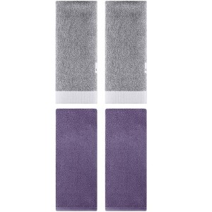 REGALWOVEN 4 Pcs Kitchen Bath Soft Absorbent Hand Towel Set - 1 of 4