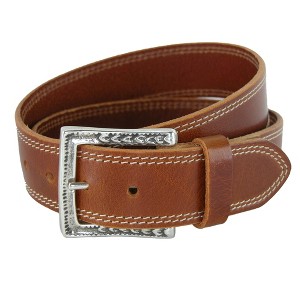 CrookhornDavis Men's Douglas SoHo Casual Pull Up Leather Jean Belt - 1 of 4
