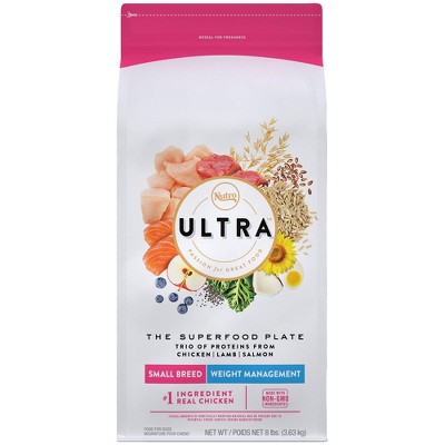 Nutro Ultra Trio Proteins from Chicken Small Breed Adult Weight Management Dry Dog Food - 8lb
