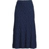 Lands' End Women's Cozy Lofty Cable Fluted Midi Sweater Skirt - 3 of 4