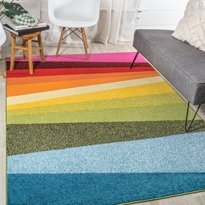 JONATHAN Y Prism Geometric Striped Kids & Novelty Indoor Area Rug - 1 of 4