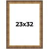 PosterPalooza | Photo Size Museum Gold Picture Frame - UV Acrylic, Foam Board Backing, Hanging Hardware - 2 of 4