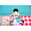 Shiraleah Pink and White Checkered Beach Towel - 3 of 4